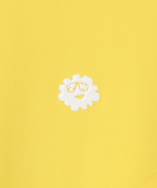 PW CIRCULUS 【UVカット / 吸水速乾 / 伸縮性抜群】【MEN】バックメッシュ切り替えモックT イエロー系