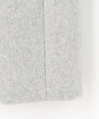 J.PRESS LADIES L ショートビーバー ボトルネック コート グレー系