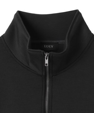 WEGO KEEPWARM　BIGハーフZIPプルオーバー ブラック中濃色