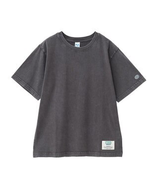 AMERICAN HOLIC DISCUS パウダーブリーチ加工Tシャツ Charcoal Gray