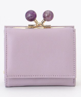 UNBILLION perche ジェムストーンがま口3つ折り財布