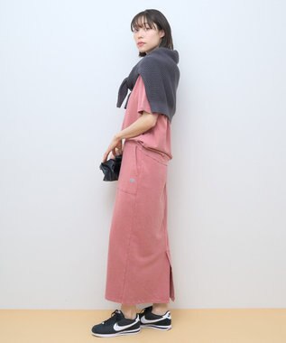 AMERICAN HOLIC DISCUS パウダーブリーチ加工Tシャツ Pink