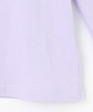 ANY KIDS テディベリー刺繍 長袖Tシャツ ラベンダー
