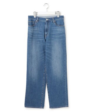 ICB 【先行予約】 ライトストレッチデニム ストレートパンツ ブルーデニム