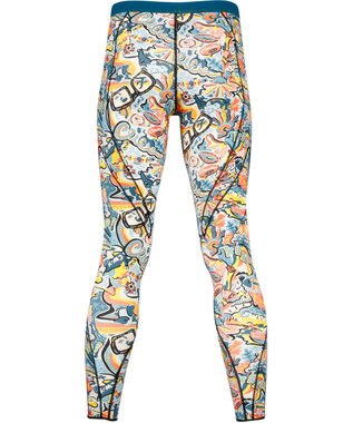 CW-X 【MEN】 CW-X 【CHUMS (チャムス)コラボ】 メンズスポーツタイツ ひざの負荷・運動時の筋肉の疲労を軽減 ロング丈 ジョギング ウォーキング メンズ LNO310 /ワコール ターコイズ