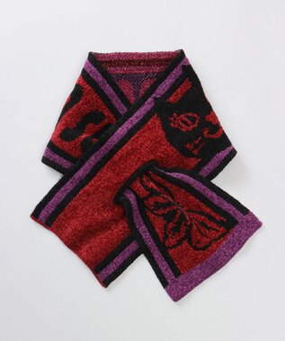 AURORA 【 ANNA SUI（アナ スイ）】差し込みモールマフラー(WASH)