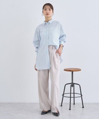 earth music&ecology サッカーレギュラーシャツ Blue