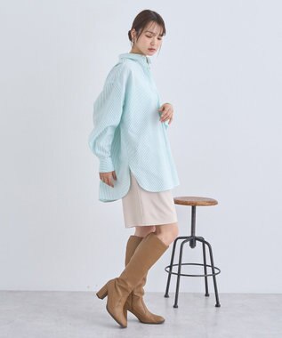 earth music&ecology サッカーレギュラーシャツ Pink