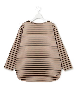 J.PRESS YORK STREET 【WOMEN】バスクTシャツ ブラウン系1