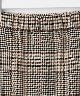 J.PRESS LADIES 【洗える】PL/Visストレッチチェック スカート ベージュ系3