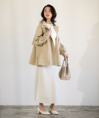 Green Parks 撥水加工Ａラインマウンテンパーカー Beige