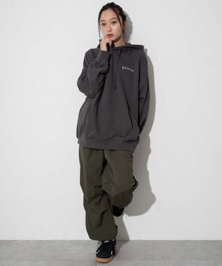 WEGO 【ユニセックス着用ITEM】別注NEW　JACKグラフィックプルパーカー スミクロ