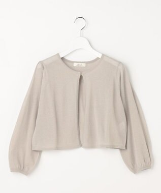 ANY SIS 【Lily Calin】シャイニー ボレロ ライトグレー