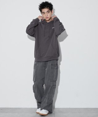 WEGO 【ユニセックス着用ITEM】別注NEW　JACKグラフィックプルパーカー スミクロ