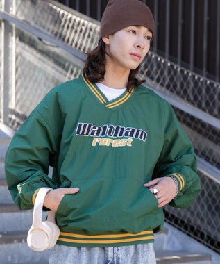 WEGO ナイロンプルオーバー ダークグリーン