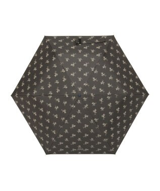 MOONBAT 【遮熱・遮光】POLO RALPH LAUREN(ポロ ラルフローレン)フローラル 花柄 晴雨兼用 雨傘  折りたたみ傘 簡単開閉 ブラック