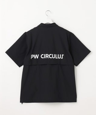 PW CIRCULUS 【機能性素材 TM ICE 使用】【MEN】ハーフジップ シャツ ブラック系
