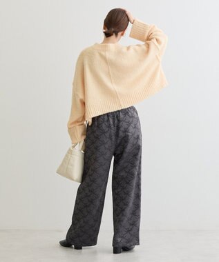 Green Parks ・Ｐｅｔｉｔ　Ｆｌｅｕｒ　ブークレワイドニット Yellow