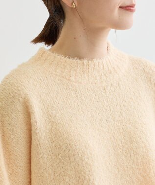 Green Parks ・Ｐｅｔｉｔ　Ｆｌｅｕｒ　ブークレワイドニット Yellow