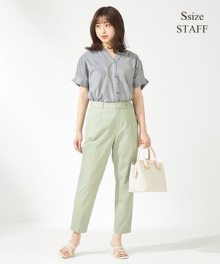 ANY SIS S 【UVケア】クールタッチミラクルガード テーパード パンツ ミント