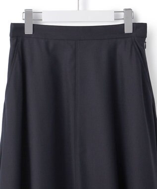 23区 【セットアップ対応】TWサキソニー フレア スカート ネイビー系