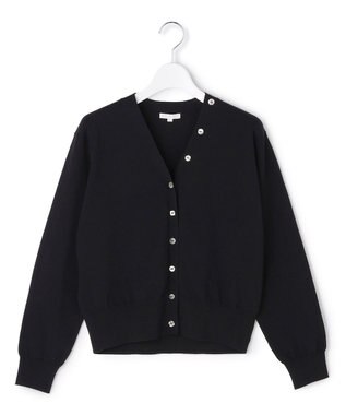 23区 S 【R(アール)】アイスニット Vネック カーディガン ブラック系