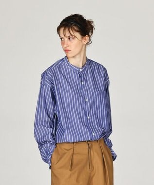 LENO BAND COLLAR SHIRTS 《UNISEX》 バンドカラーシャツ