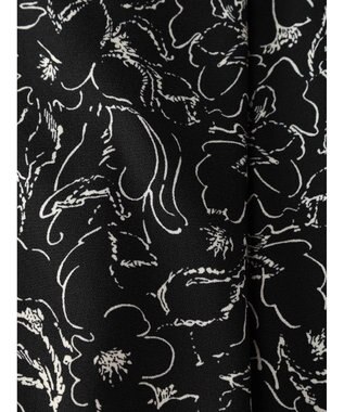 earth music&ecology 切替フラワースカート Black