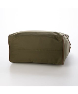 UNBILLION ペルケ perche / ナイロン牛革付属テープショルダー2wayボストンL カーキ