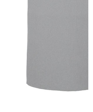 Green Parks リブニットワンピース Gray
