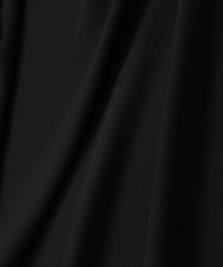 Green Parks Ｏ．袖プリーツブラウス Black