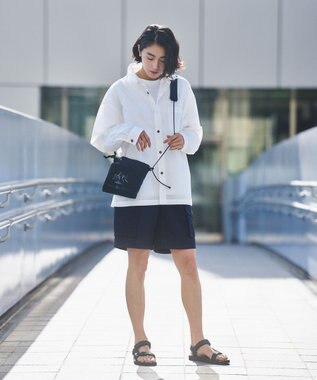 JOSEPH ABBOUD MOUNTAIN 【CREA掲載・軽量/ECO撥水/男女兼用】サコッシュ ネイビー系