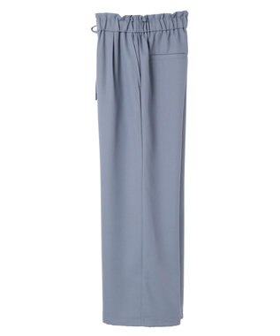 earth music&ecology 裾ドロストパラシュートパンツ Grayish Blue