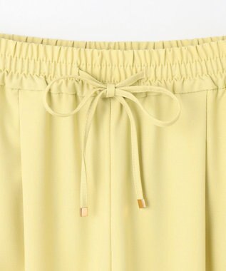 ANY 【ウエストゴム】イージーケアライトストレッチテーパードパンツ イエロー