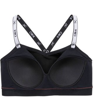 CW-X 【WOMEN】 スポーツブラ CHUMS (チャムス)コラボ キャンプ・アウトドアなどにおすすめ 吸汗速乾(本体) 汗消臭(本体) LNY110 /ワコール ブラック