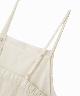 AMERICAN HOLIC シアー刺繍キャミワンピース（ペチコート付き） Ivory