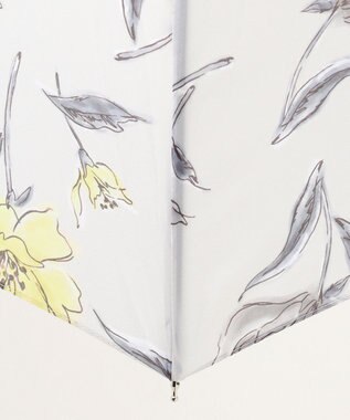 ANY SIS 【WEB限定】晴雨兼用アクアラインフラワー 長傘 ライトグレー系