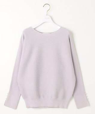 ANY SIS S 【洗える】ドルマンスリーブ ニット ラベンダーブルー