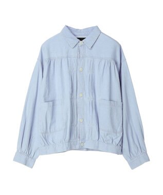 CRAFT STANDARD BOUTIQUE ライトデニムギャザーＧジャン Light Indigo