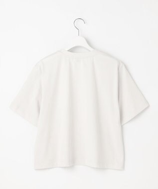 J.PRESS LADIES S 【洗える】スパンコール Ｔシャツ グレージュ系