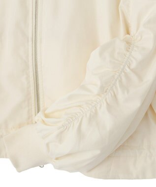earth music&ecology 【WEB・一部店舗限定】レースリバーシブルブルゾン Ivory