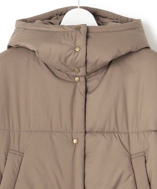 J.PRESS YORK STREET 【WOMEN】中綿フードコート ブラウン系