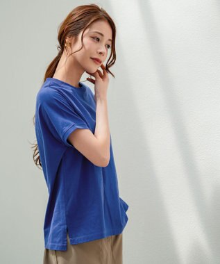ANY SIS 【美ライン大人T】半袖 Tシャツ ブルー