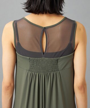 Chacott Chacott BALANCE メッシュコンビオールインワン カーキ