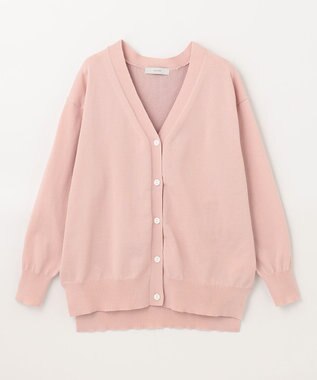 ANY 【洗濯機可能・UVケア】Ｖネック カーディガン ピンク