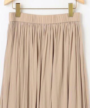 組曲 L 【WEB限定カラーあり】ギャザーライトデシン パンツ ベージュ系