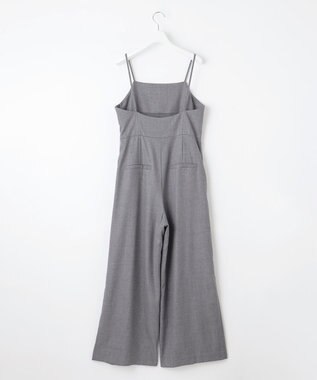 自由区 【洗える】ウォッシャブルウールサキソニー コンビネゾン TOPグレー