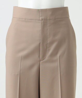 23区 L 【R(アール)】ウールトロストレッチ ワイドパンツ ベージュ系