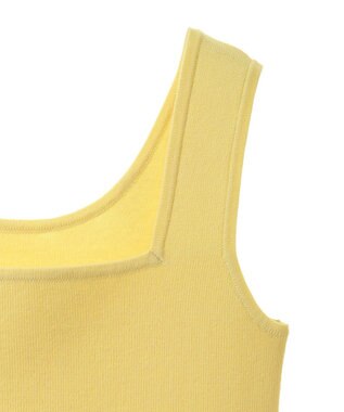 AMERICAN HOLIC 総針スクエアタンクトップ Lemon Yellow