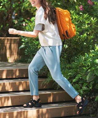 steppi 【一部店舗限定 / 洗える】厚底 スポーツサンダル ブラック